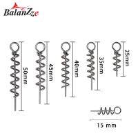 【CW】 Balanzze 50/100pcs Lock Pin Crank Fishing for Soft Tackle