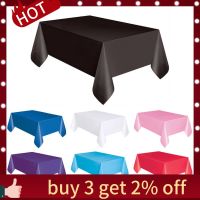 Plastic Wedding Table Tablecloth - 183cmx137cm Plastic Disposable Tablecloth Solid - Aliexpress