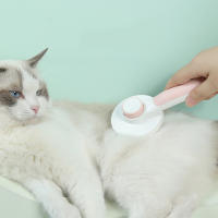 1PCS Self Cleaning Slicker Brush for Dog and Cat Removes Undercoat Tangled Hair Massages Particle Comb Improves Circulation