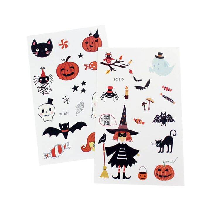 halloween-face-stickers-childrens-tattoo-stickers-boys-and-girls-cartoon-luminous-simulation-scars-party-makeup-watermark-stickers