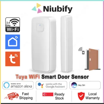 Fuers Tuya Smart Home WiFi Door Sensor Door Open Detectors Security  Protection Alarm System Home Security Alert Security Alarm