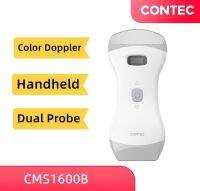 CONTEC CMS1600B  Wifi Wireless Color Ultrasound Doppler Double Head ProbeConvex Linear 2 probes 128 Elements