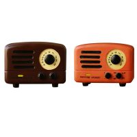 Retro Nostalgic Radio Music Box Home Decorations 1Pcs Classical Square Hand Crank Exquisite Retro Music Box Gifts