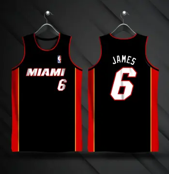 Miami Heat Lebron James Men's Jersey Size 50 White Authentics #6