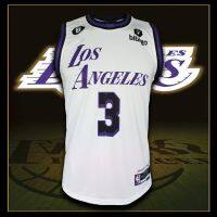 เสื้อผ้าบอลที่นิยมมากที่สุด เสื้อบาส เสื้อบาสเกตบอล NBA LA. Lakers เสื้อทีม แอลเอ เลเกอร์ส BK0161 รุ่น City/Anthony Davis 3 ไซส์ S-5XL