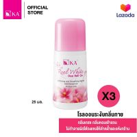 KA Real White Deo Roll On กลิ่น Grace (3ชิ้น)/ เคเอ รีล ไวท์ ดีโอ โรลออน กลิ่นเกรซ