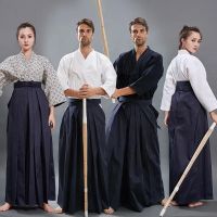 เสื้อผ้าศิลปะการต่อสู้เครื่องแบบเคนโด้ชุดศิลปะการต่อสู้ Kendo Aido Hapkido ศิลปะการต่อสู้ Kikogi และ Hakama สำหรับผู้ชายผู้หญิงเทควันโดคุณภาพสูง