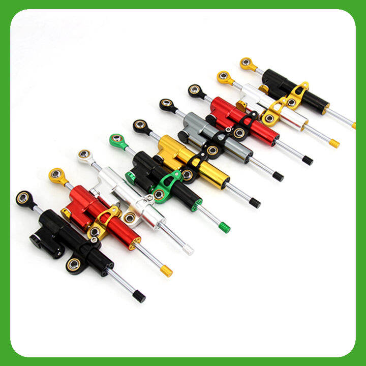 Motorcycle Steering Damper Carbon Fiber Tank Slapper Riding Stabilizer DMV Speed Wobble Balanced