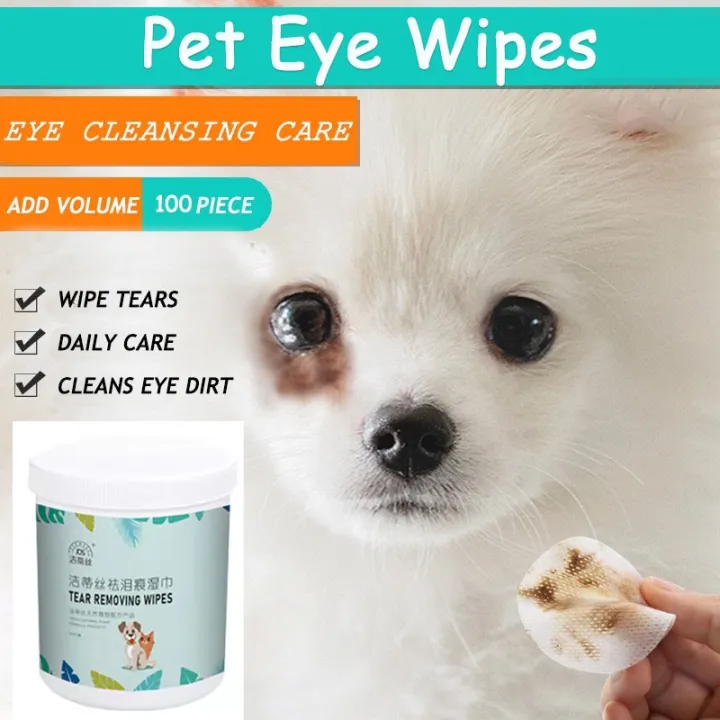 Pet Eye Wet Wipes Cat Dog Tear Stain Remover Pet Cleaning Paper