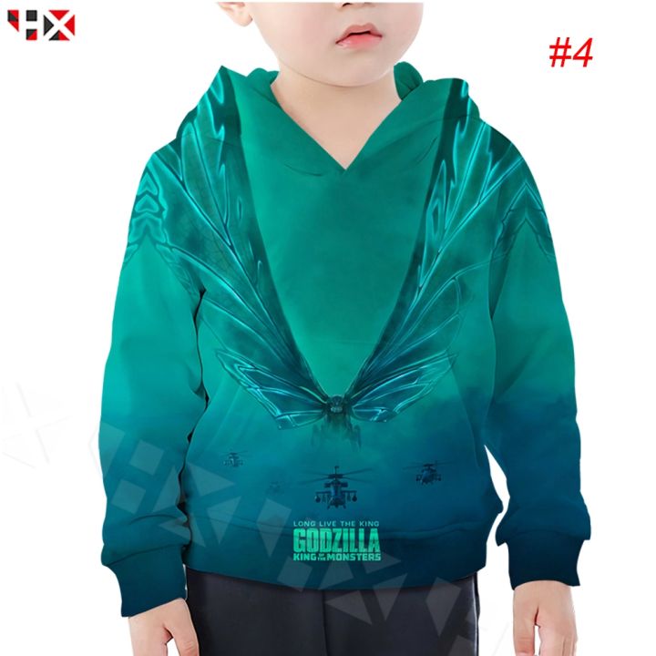 hx-ก็อตซิลลา-godzilla-เสื้อกันหนาวมีฮู้ดพิมพ์ลาย-3-d-สำหรับเด็ก