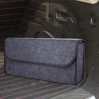 Foldable Car Trunk Organizer Felt Cloth Storage Box Case Auto Interior Stowing Tidying Trunk Container Box Bag