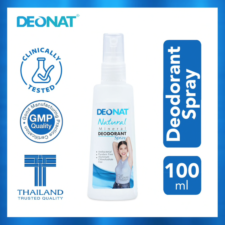 DeoNat Natural Mineral Deodorant Spray 100ml | Lazada PH