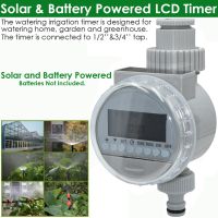 KESLA Garden Solar Battery Powered Watering Timer Drip Irrigation Greenhouse Electronic Automatic Irrigator Controller System
