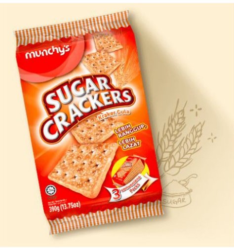 Munchy's Sugar Crackers 390g | Lazada