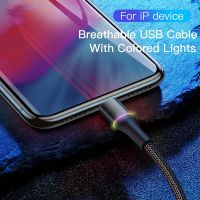 Baseus USB Cable 12 13 XS Xr X 8 7 6 Lighting Fast Charger Date iPad Wire Cord
