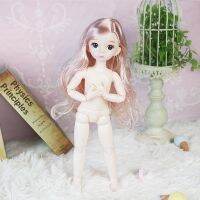 (Popular toys) ใหม่1/6 Naked Babydoll 30เซนติเมตรตุ๊กตาเด็ก23ที่สามารถเคลื่อนย้ายร่วม DIY ของเล่น3D ตาจริงขนตาเจ้าหญิงของขวัญสำหรับเด็ก