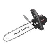 11.5inch Adjustable Electric Chain Saw Bracket Angle Grinder Modified Electric Saw Machine for Angle Grinder Chain saw