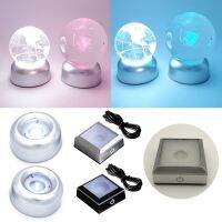 ฐานไฟ LED ศิลปะทำจากแก้วมีที่วางไฟตกแต่งบ้าน ICYSTORE70IC0ทรงลูกบอลคริสตัลที่มีสีสัน