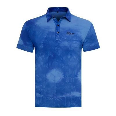 New golf short-sleeved summer printed clothing mens thin Polo shirt golf T-shirt quick-drying top G4 Le Coq Honma Callaway1 J.LINDEBERG Scotty Cameron1 Amazingcre W.ANGLE☎