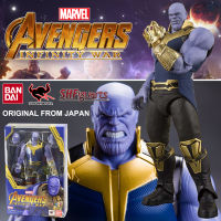 Model โมเดล ของแท้ 100% Bandai S.H.Figuarts Marvel Comics จาก Avengers Infinity War อเวนเจอร์ส มหาสงครามล้างจักรวาล Thanos ทานอส Ver Original from Japan Figma ฟิกม่า ขยับแขน-ขาได้ ของขวัญ อนิเมะ การ์ตูน มังงะ ตุ๊กตา สั่งและนำเข้าจากญี่ปุ่น ฟิกเกอร์