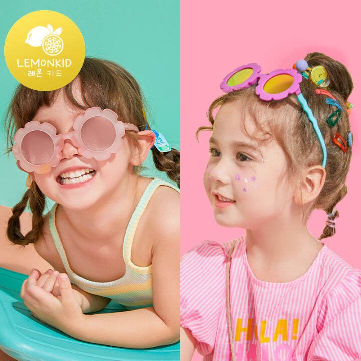 Lemonkid Flowers Children's Sunglasses Boys and Girls Glasses Polarized