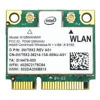 【✲High Quality✲】 baijiangyong Intel 6150 612bnxhmw ตัวรับสัญญาณ Wifi ครึ่ง Mini Pci-E 300mbps การ์ดเน็ตเวิร์ก Wlan Wifi