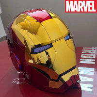 Marvel  หมวกกันน็อค Mk5 Autoking 11รีโมทคอนลและการควบคุมด้วยเสียง  หมวกกันน็อคอัตโนมัติหน้ากาก Led Light Figure สำหรับ Boys