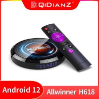 Smart TV Box Android 12 H96MAX Allwinner H618 4k 4G 64GB 1080p Wifi6 Media Player Support 6K Dolby HD Set Top Box