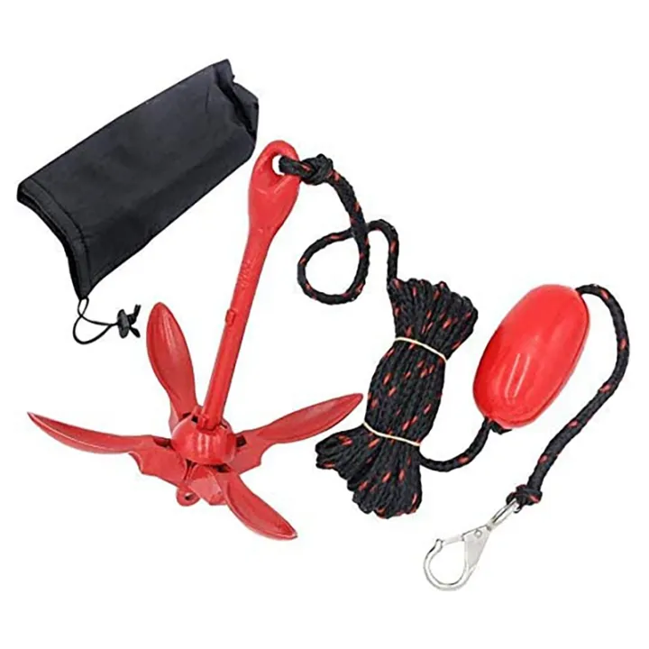 Kayak Anchor Kits Portable Folding Anchor Kit for Fishing Kayaks Canoe