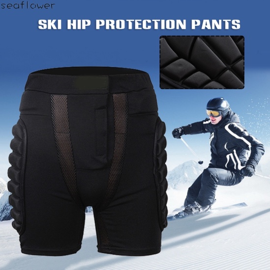 Quần short có đệm lót mông bảo vệ mông dành cho nam nữ chơi trượt tuyết - ảnh sản phẩm 1