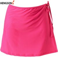 2021Female Skirts High Waist Girls A-line Mini Tennis Skirt Yoga Running Skirt Lace-up Bandage Sports Skirts Tracksuit Woman