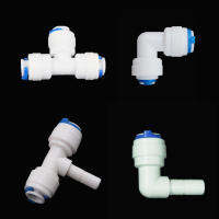 L050 ROwater purifier pure water machine joint fittings 14"OD HoseConnection 90 elbow valve switch Quick Coupling Connector