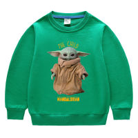 Master Yoda กีฬา Hooded เสื้อกันหนาวฤดูใบไม้ผลิและฤดูใบไม้ร่วง100% ผ้าฝ้ายรอบคอเสื้อกันหนาวสำหรับชายหญิงเสื้อผ้าเด็กแขนยาวเด็ก2-9ปี