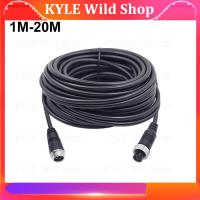 KYLE Wild Shop 4Pin Male To Female Aviation Car Video Cable Extension Connector For Ccd Reversing Camera Camper Trailer