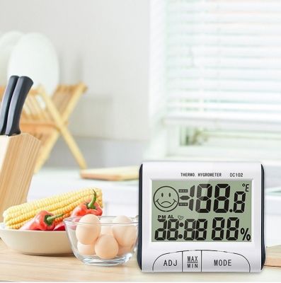 GREGORY-Thermometer Moisture Meter Digital Humidity Meter DC103 เครื่องวัดความชื้นอากาศ วัดอุณหภูมิ ความชื้น ห้อง นอน วัดความชื้นสัมพัทธ์ ความชื้นสมบูรณ์ เครื่องวัดอุณหภูมิห้อง เครื่องวัดอุณหภูมิอากาศ เทอร์โมมิเตอร์วัดอุณหภูมิห้อง ชื้น เคร