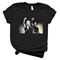 Amz-choicez Gloria Steinem and Dorothy Pitman-Hughes 1972 93 เสื้อเชิ้ตกราฟฟิค สไตล์เรโทร สําหรับผู้ชาย และผู้หญิงS-5XL