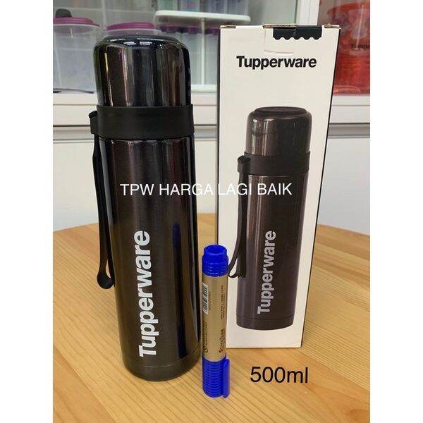 Tupperware Duo Tup Flask / Thermos 500ml Lazada