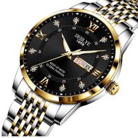 Luxury Mens Watches High Quality Waterproof Business Casual Man Quartz Wristwatch Luminous Stainless Steel Clocks