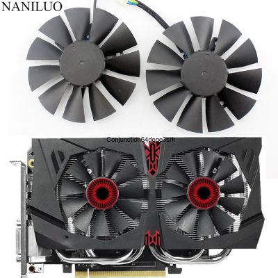 พัดลมทำความเย็น T128010SH 75มม. DC 12V 0.25A สำหรับ ASUS STRIX GTX1060 GTX960พัดลม GTX950การ์ดจอ GTX 950 960 1060พร้อมจัดส่งฟรี