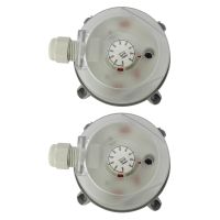 2X Air Differential Pressure Switch 50-500Pa Adjustable Micro- Pressure Air Switch