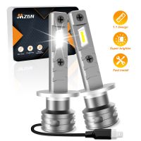 【CW】 MZGN 2Pcs Led Headlight Bulb 12000lm Halogen Size Design for Car Lamp 8 Pcs 3570 Chips Headlamp 6500K 12V