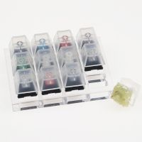 Translucent Keycaps Testing Tool Cherry 12 MX Switches Keyboard Tester Kit