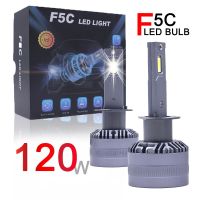 F5C 120W H7 Led Headlight Fog Light 12000LM H7 H11 H1 9005 4300kK 6000K Car LED Lamps H4 Headlights Bulb Canbus for Bmw for Audi Bulbs  LEDs  HIDs