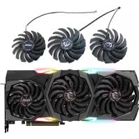 3PCS PLD09210S12HH PLD10010S12HH RTX2080Ti Cooling Fan For MSI RTX 2070 2080 Super 2080 Ti Gaming X Trio Graphics Card Fan