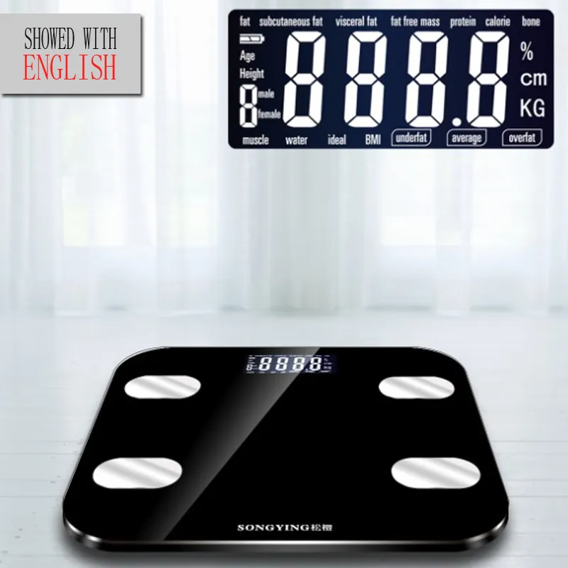 Fat Bmi Scale Digital Human Weight Mi Scales Bluetooth-compatible