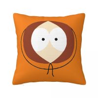 [Creativity home furnishing] ที่คลุมเบาะอะนิเมะการ์ตูนหมอนสี่เหลี่ยมศีรษะ Southpark ตกแต่งปลอกหมอนซิปหน้าสำหรับเตียง18 X18