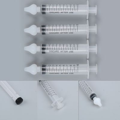 【CW】 4pcs 10ml Baby Needle Tube Infant Nasal Cleaner Washer