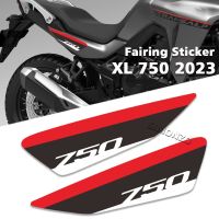 HOTnew สติกเกอร์ XL750สำหรับ Honda XL750 Transalp 2023แผ่นถังเชื้อเพลิงรถมอเตอร์ไซค์ป้องกันแผงด้านข้าง Fairing Decals การป้องกัน