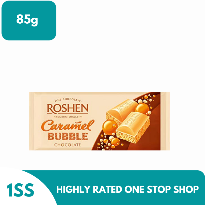 Roshen Caramel Bubble Chocolate 85g | Lazada PH