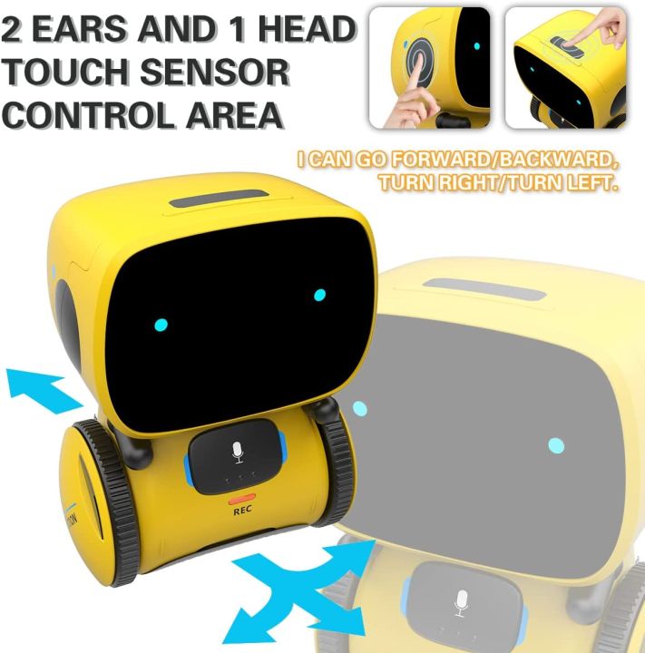 หุ่นยนต์สมาร์ทของเล่นเต้นรำหุ่นยนต์สื่อสารโต้ตอบหุ่นยนต์ของเล่นควบคุมด้วยเสียง
